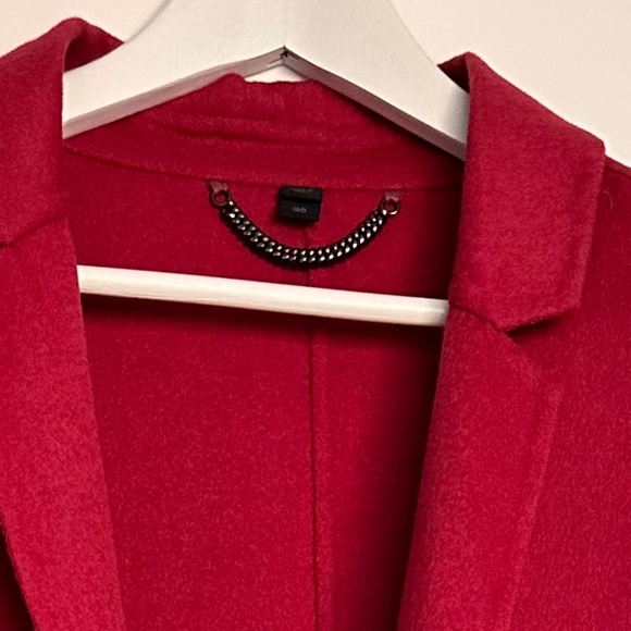 Burberry - Pink Angora / Wool Topcoat - Picture 3 of 3